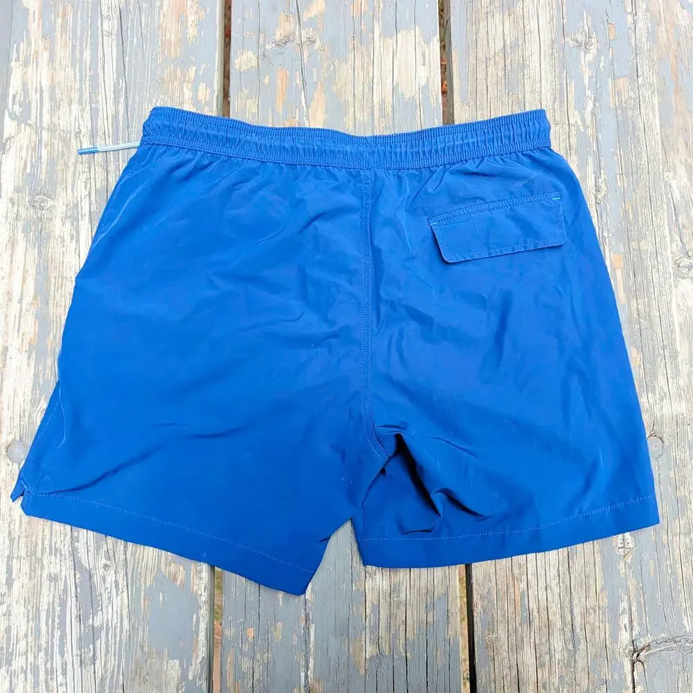 Tommy Bahama Men's L Swim Trunks Navy Old Money Vacationcore Resort Y2K
